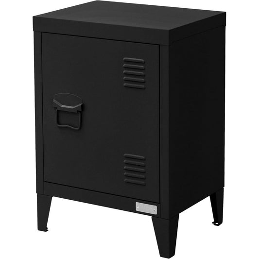 Commode design en bois noir