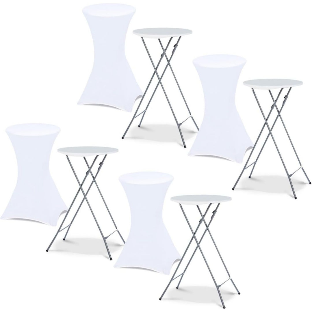 Table pliante gris clair acier 60 cm, rangement design moderne