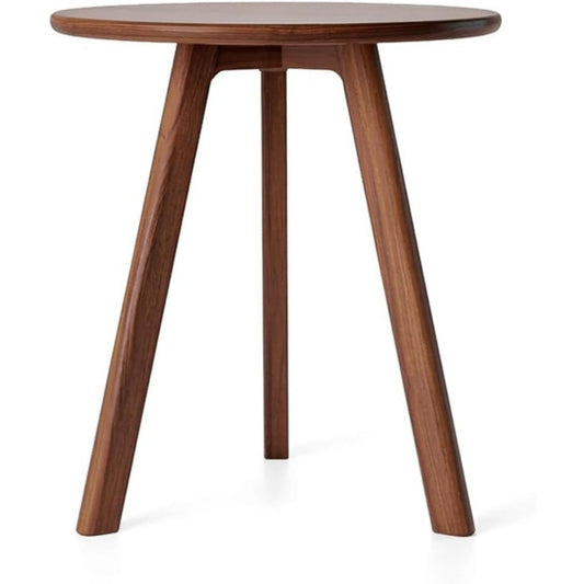 Polyvalent bout de canape marron en bois massif de chene style scandinave