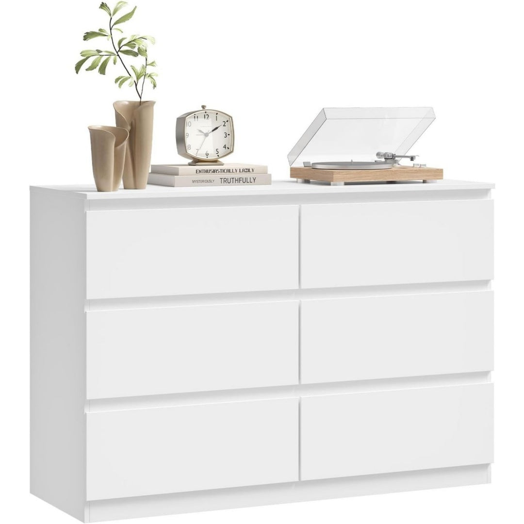 Commode gris clair bois ingenierie 100 cm, rangement style scandinave