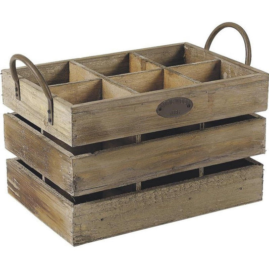 Meuble de rangement epure marron