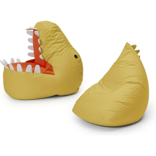 Fauteuil poire pratique orange