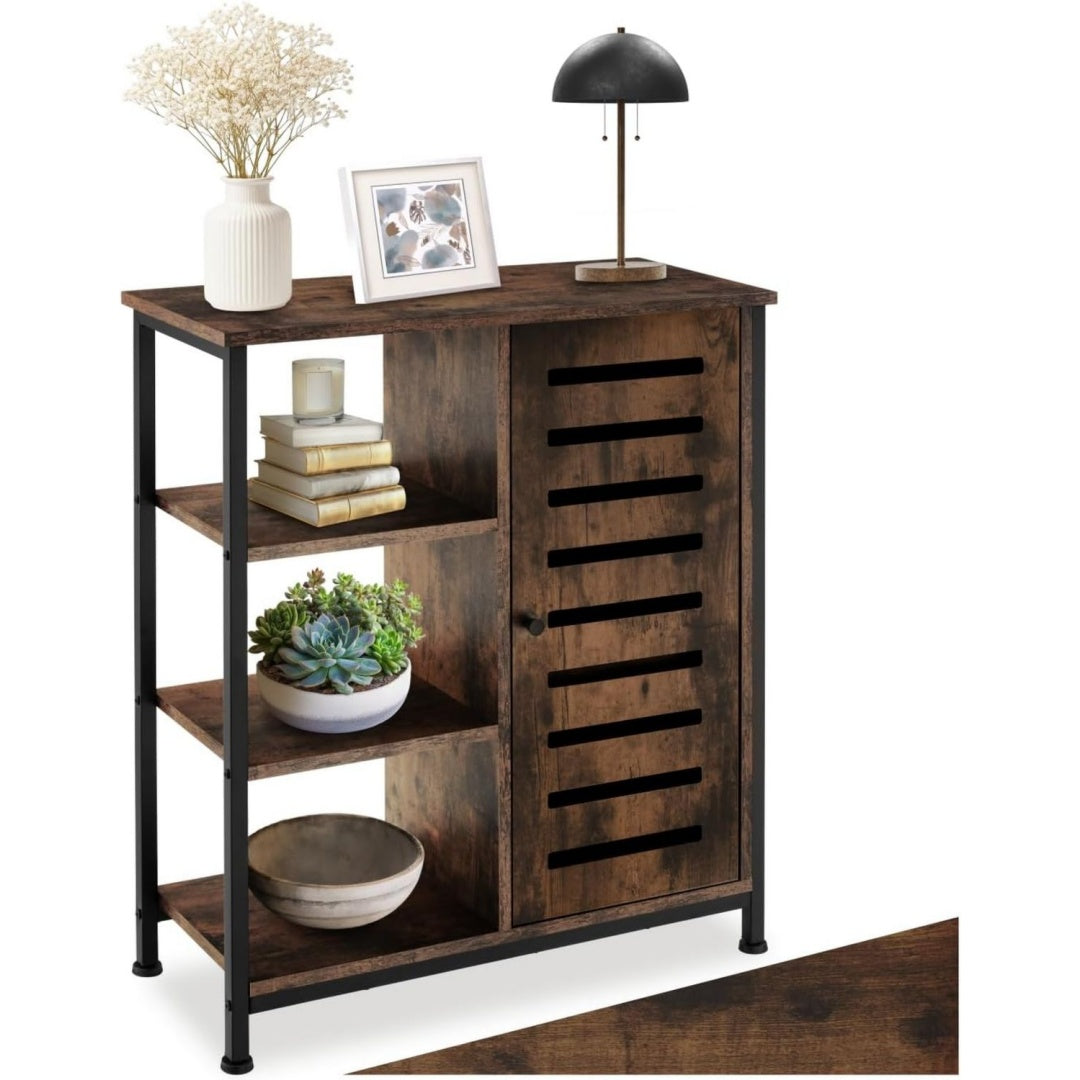 71 x 32 x 82 cm, bordeaux credence en bois de rangement