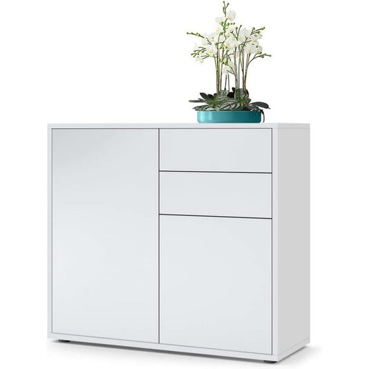 Rangement moderne gris clair