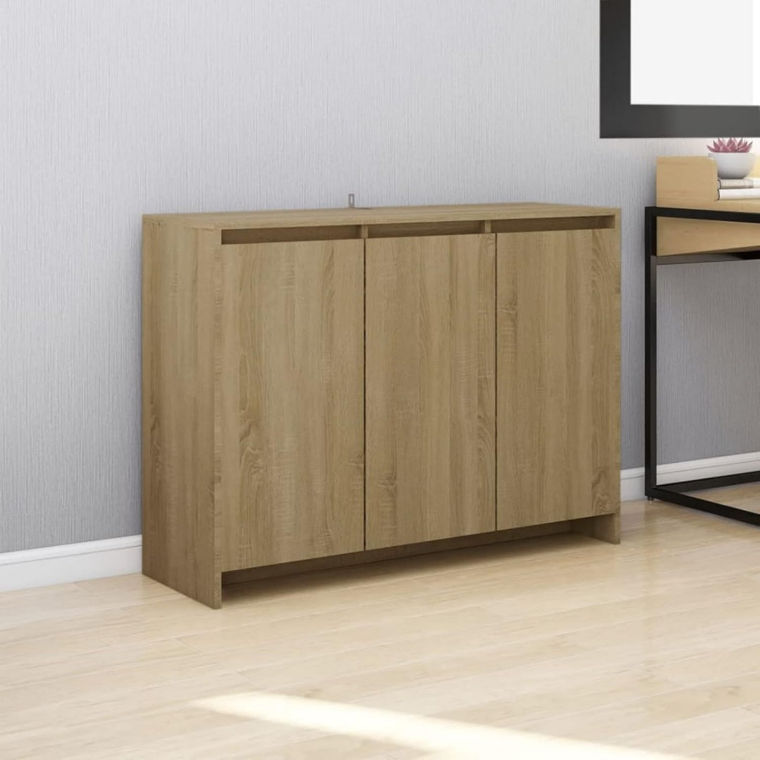 Meuble de rangement buffet marron en chene