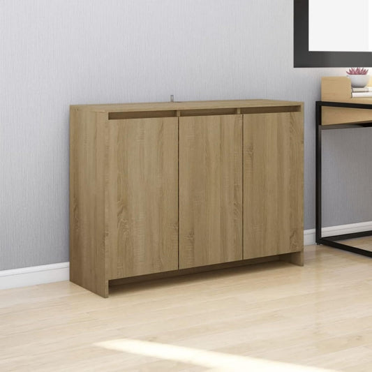 Meuble de rangement buffet marron en chene
