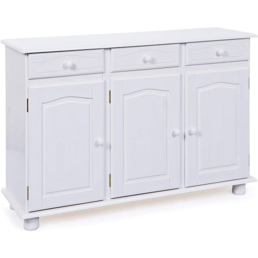 Commode elegante esprit rustique en bois massif